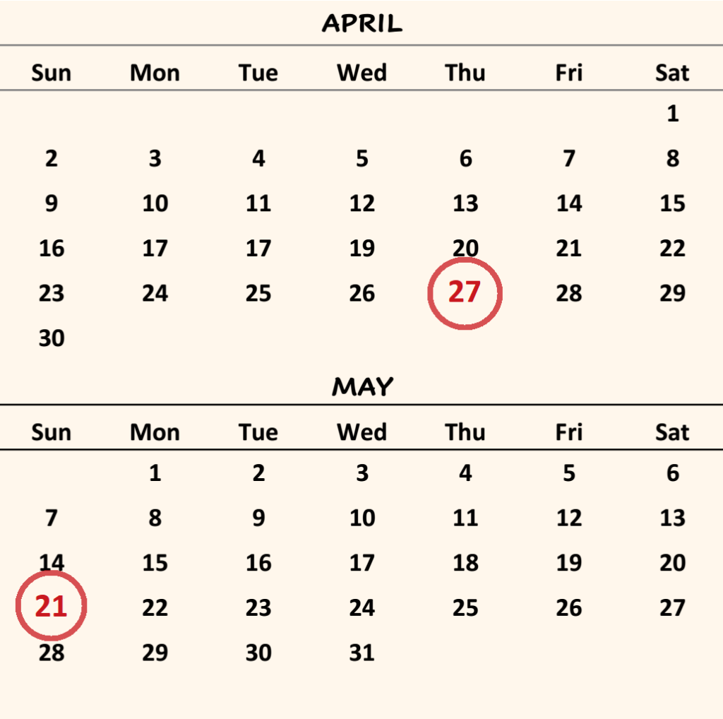 14: Upcoming Events, April/May 2023