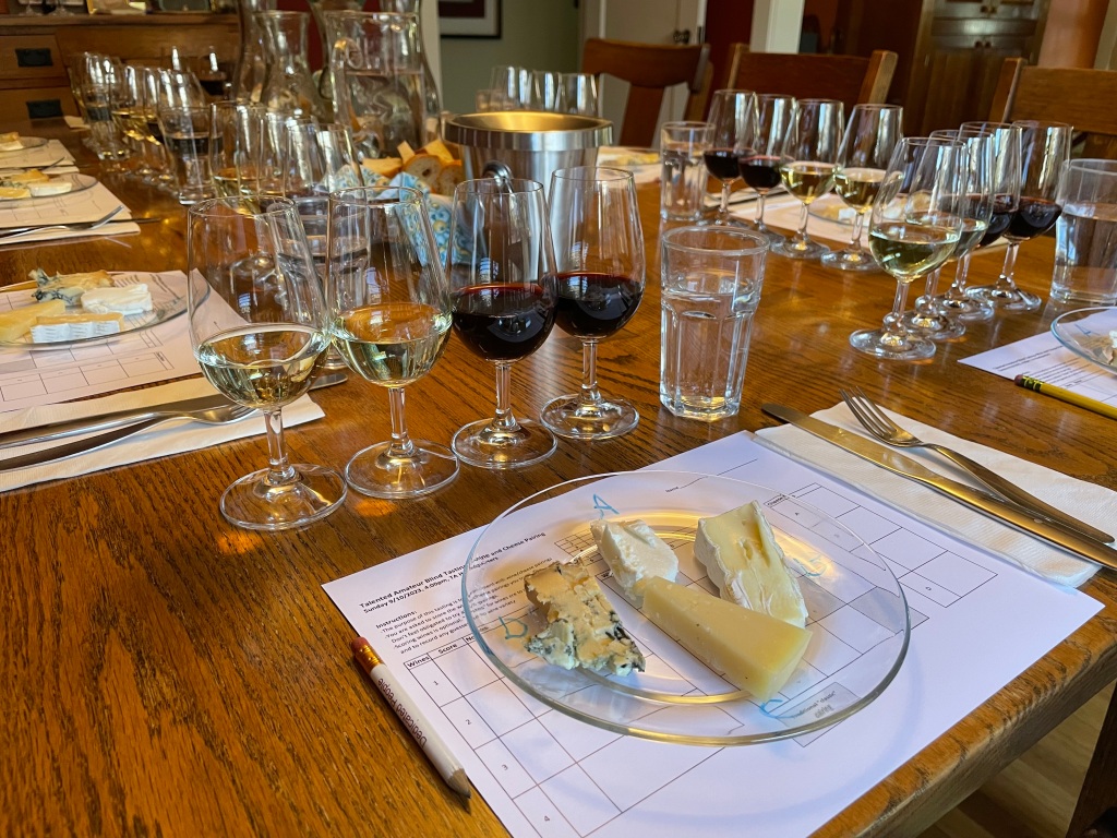 22:  Blind Tasting #4 Results–Wine & Cheese Pairing